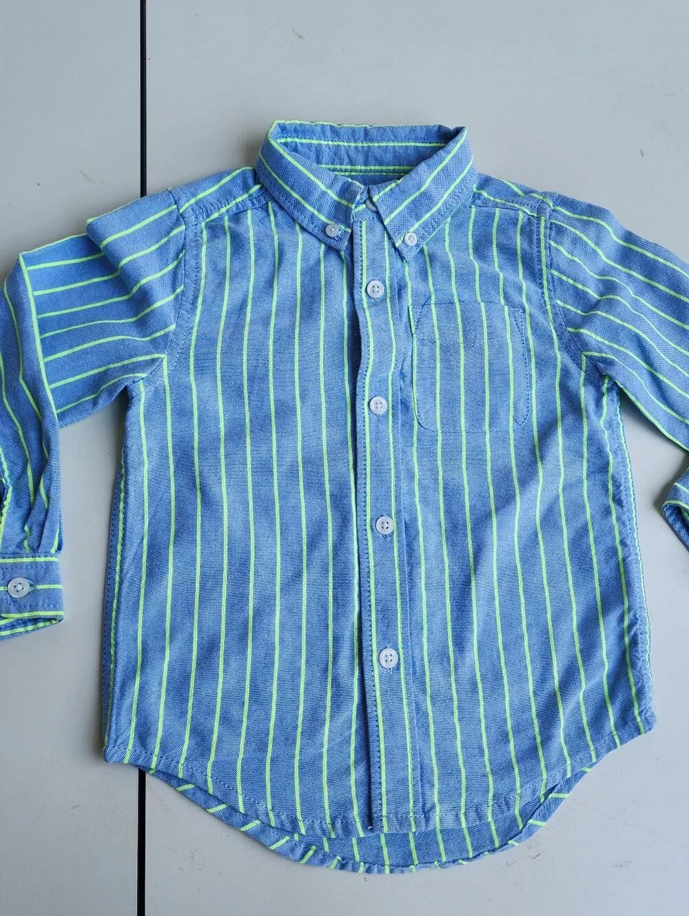 Lot Of 4 Boys Place Us Polo Assn Blue White Black Heao Aqua Button Toddler Sz 3T